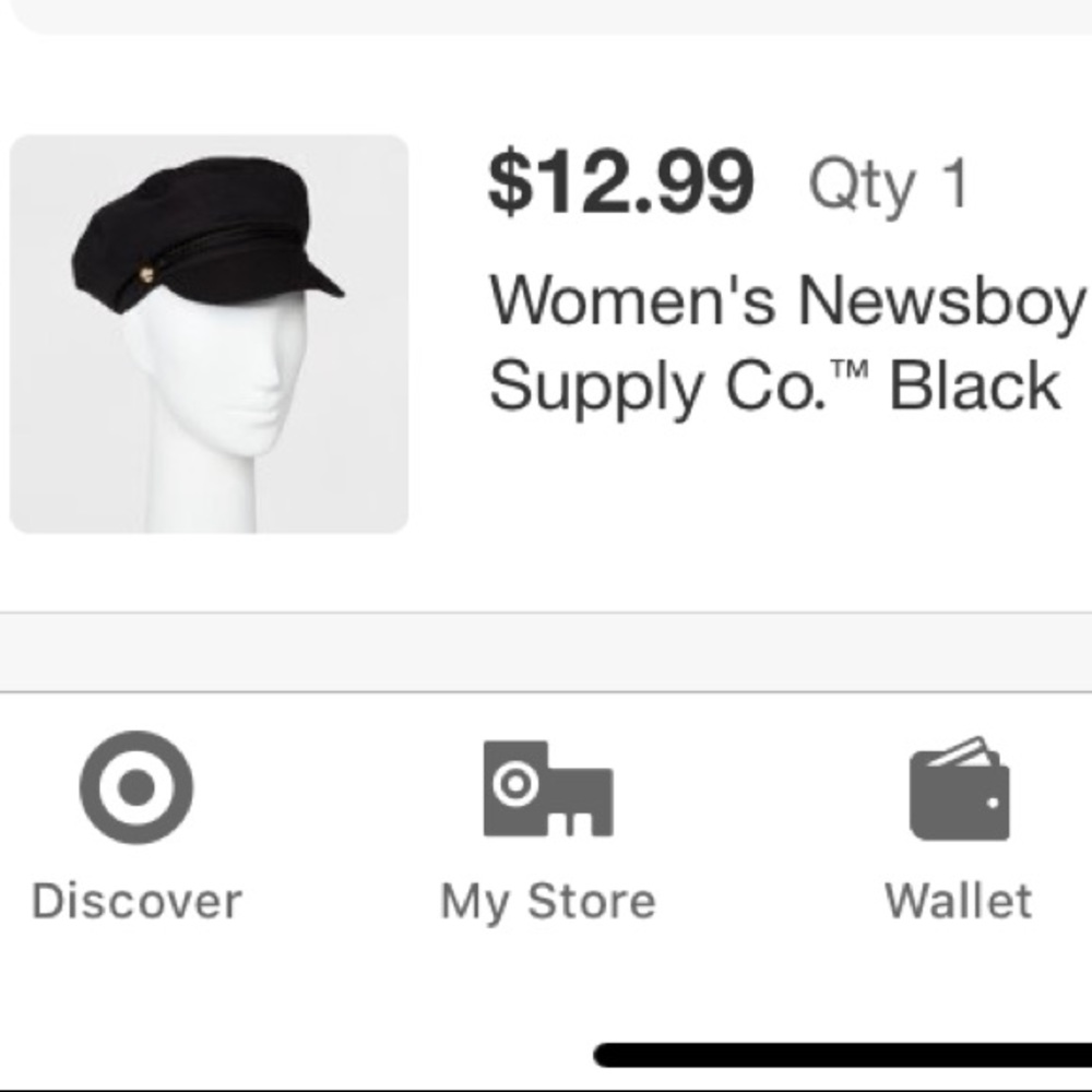 Target brand cap